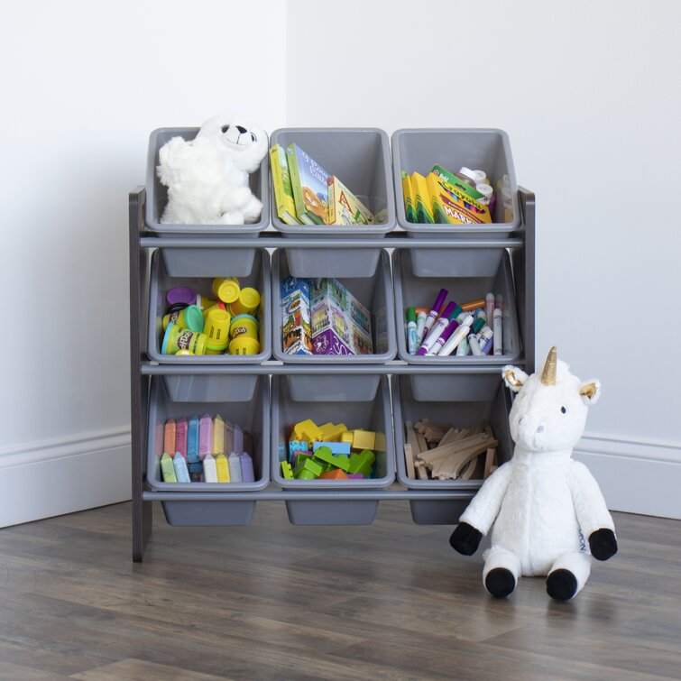 9 bin toy storage