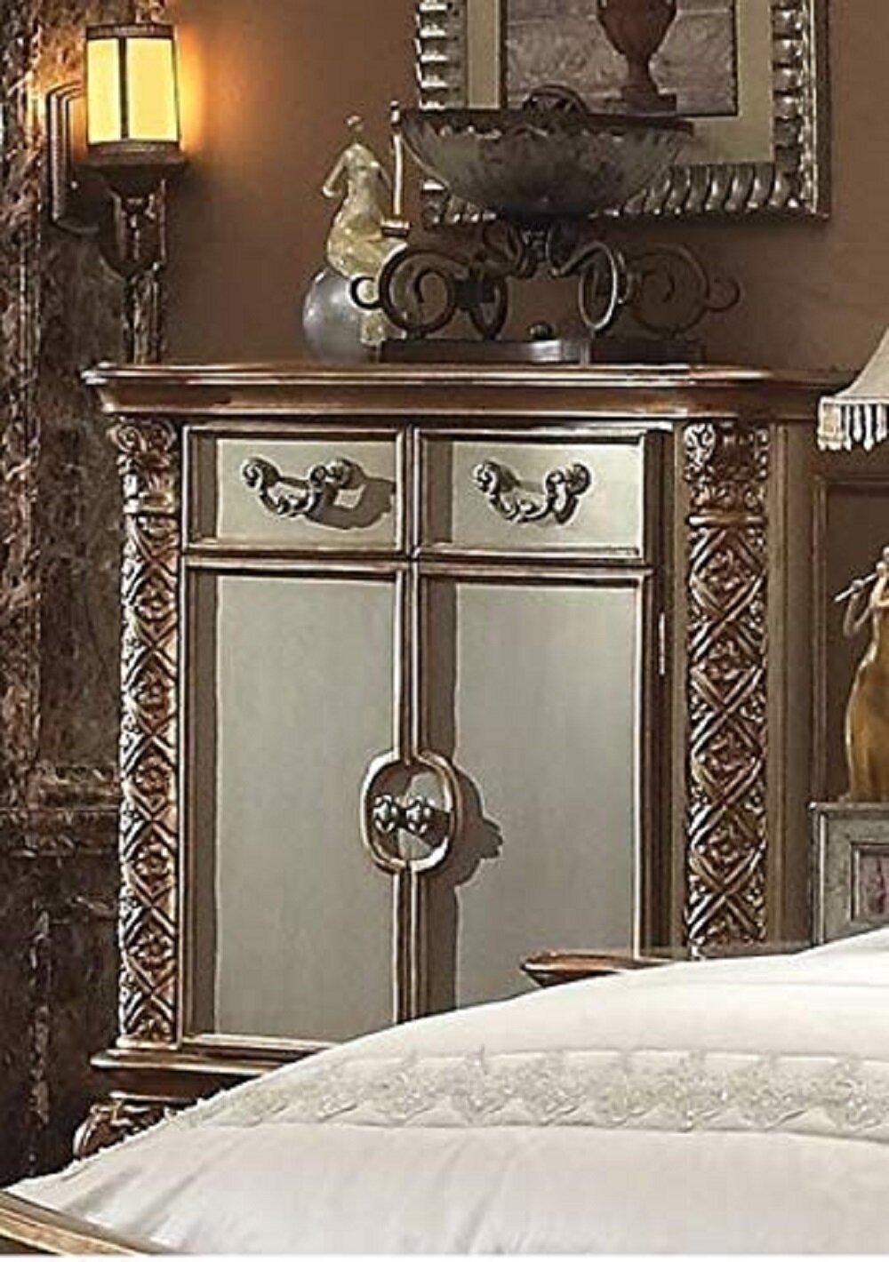 Fleur De Lis Living Standridge 4 Drawer Combo Dresser Wayfair