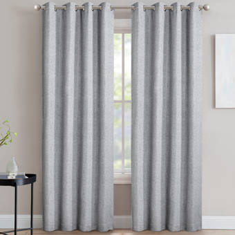 Red Barrel Studio Danis Trellis Bold Geometric Semi Sheer Grommet Single Curtain Panel Reviews Wayfair