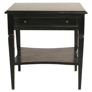 Oxford End Table With Storage by Noir Best Choices