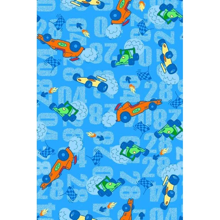 Sheetworld Race Cars Toddler Fitted Crib Sheet Wayfair