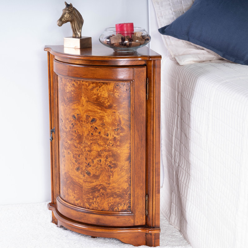 Darby Home Co Vanleer 1 Door Corner Accent Cabinet Reviews Wayfair