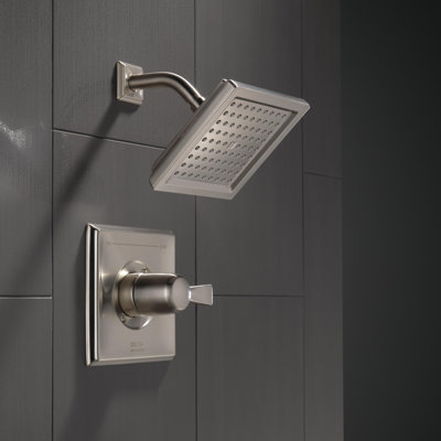 Delta Dryden Diverter Shower Faucet With Monitor Finish Brilliance
