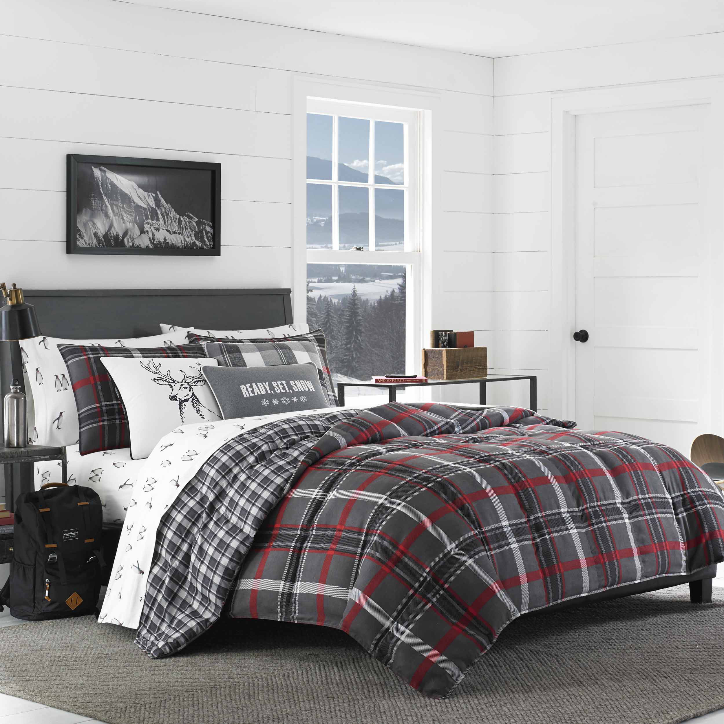 Eddie Bauer Willow Plaid Reversible Comforter Set Reviews