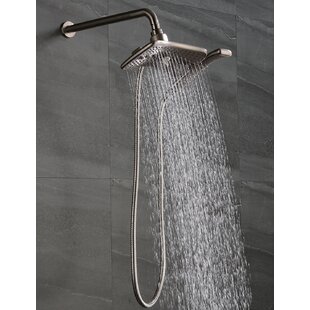 Luxury 24/" Bathroom Square shower head Chrome Brass LED Rain Shower Head Shower