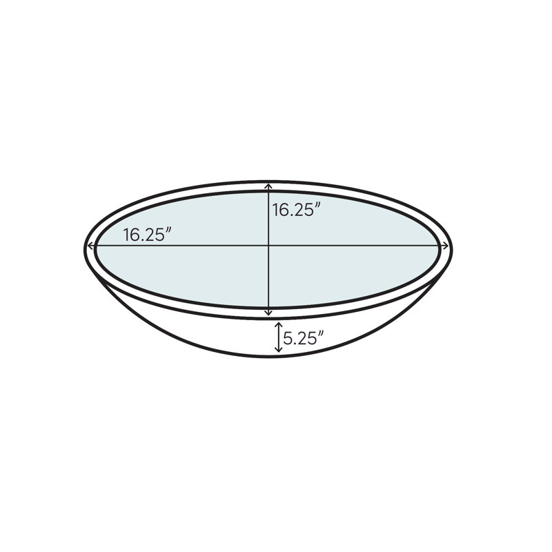 Dawn GVB86131 Tempered Glass Pink and Brown Hand-Painted Glass Vessel Sink-Round Shape