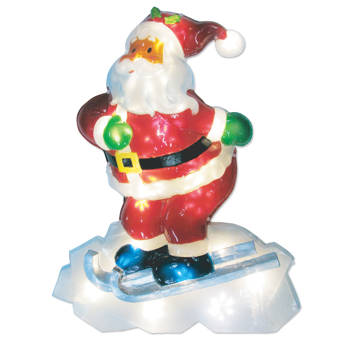 Brite Star Led Icy Santa Lawn Silhouette Christmas Decoration Wayfair Ca
