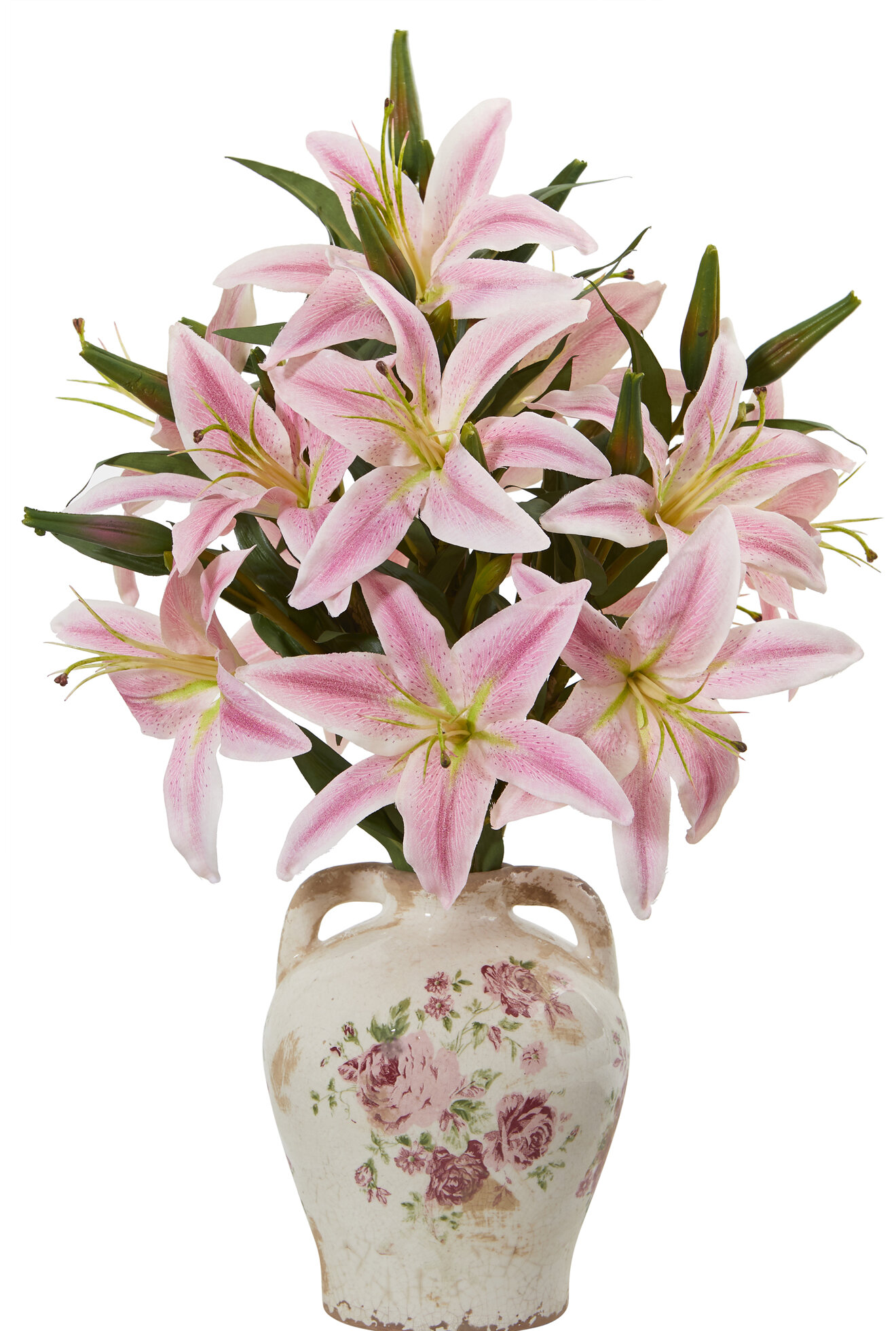 artificial lily arrangements