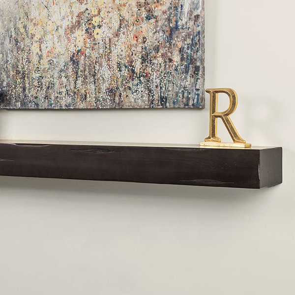 Union Rustic Tablette De Manteau De Cheminee En Bois Mavis Et Commentaires Wayfair Ca