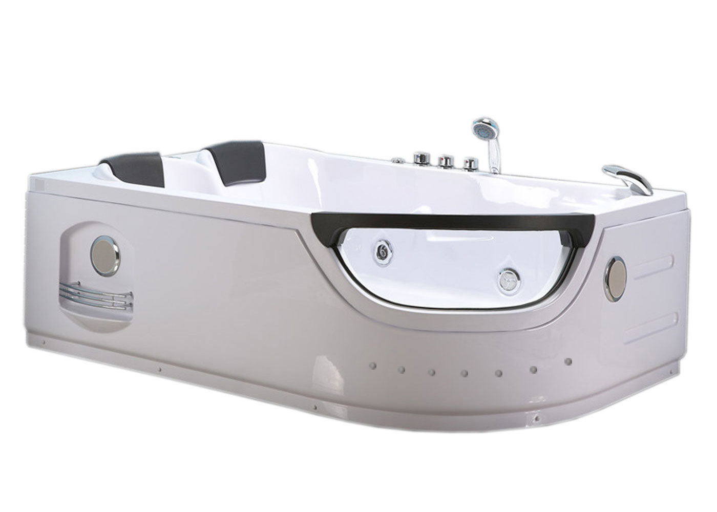 Simba USA 71.8" x 48" Corner Whirlpool Bathtub Wayfair