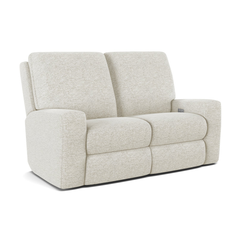 Wayfair Custom Upholstery™ Alliser Reclining 65" Square Arm Loveseat
