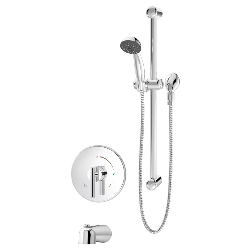 Symmons Dia Temperature Control Tub And Shower Faucet Wayfair