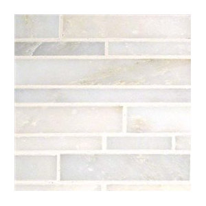 Greecian White Interlocking Pattern Polished