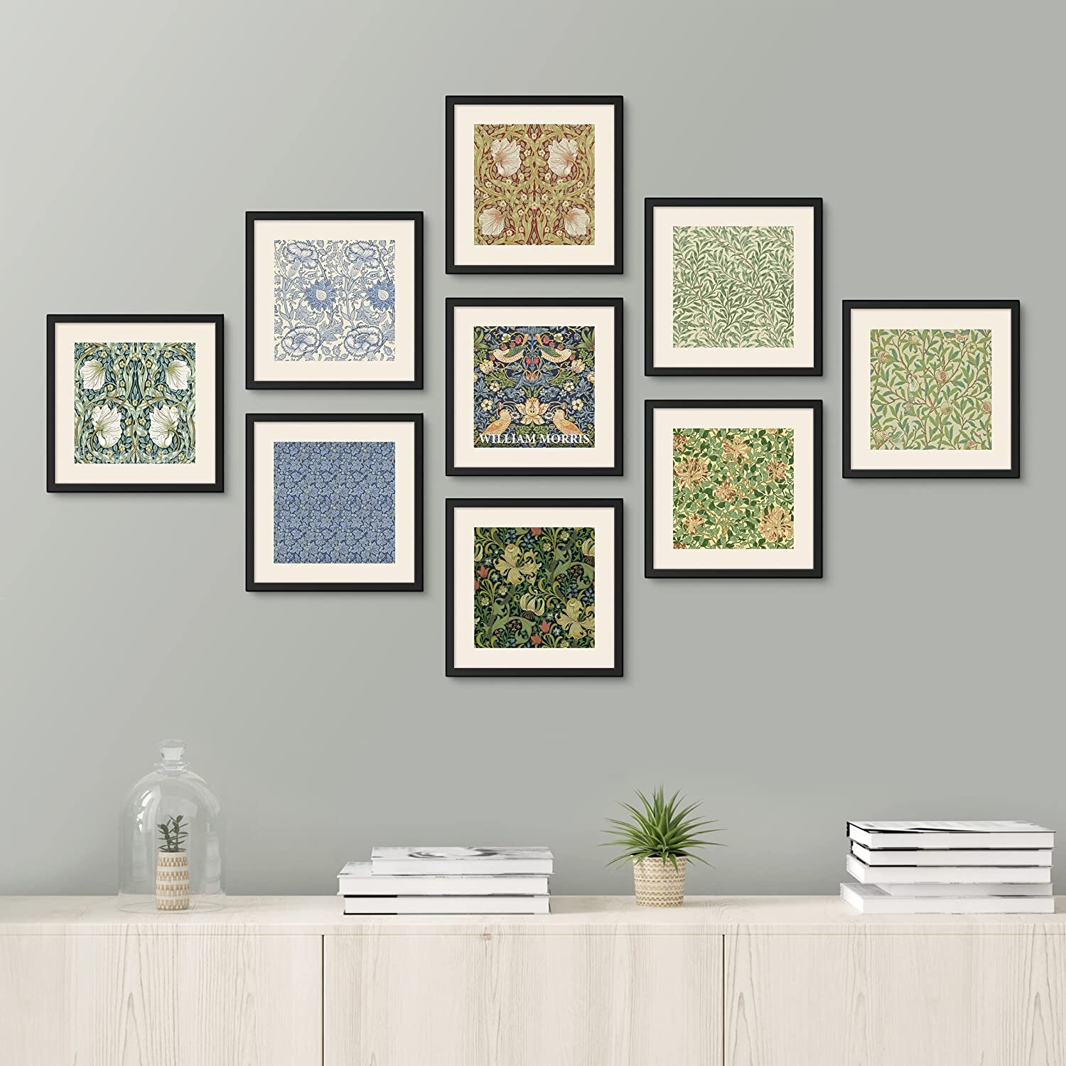 SIGNLEADER William Morris Flower Patterns Nature Wilderness ...