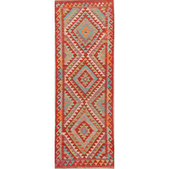 Loon Peak One Of A Kind Izora Turkish Handmade Kilim 5x7 Wool Orange Area Rug Wayfair