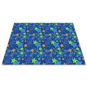 Blue Seating Stars Area Rug