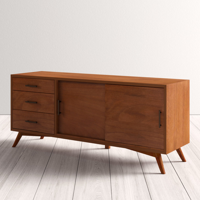 Parocela Cabinet Enclosed Storage Tv Stand For Tvs Up To 70 Inches