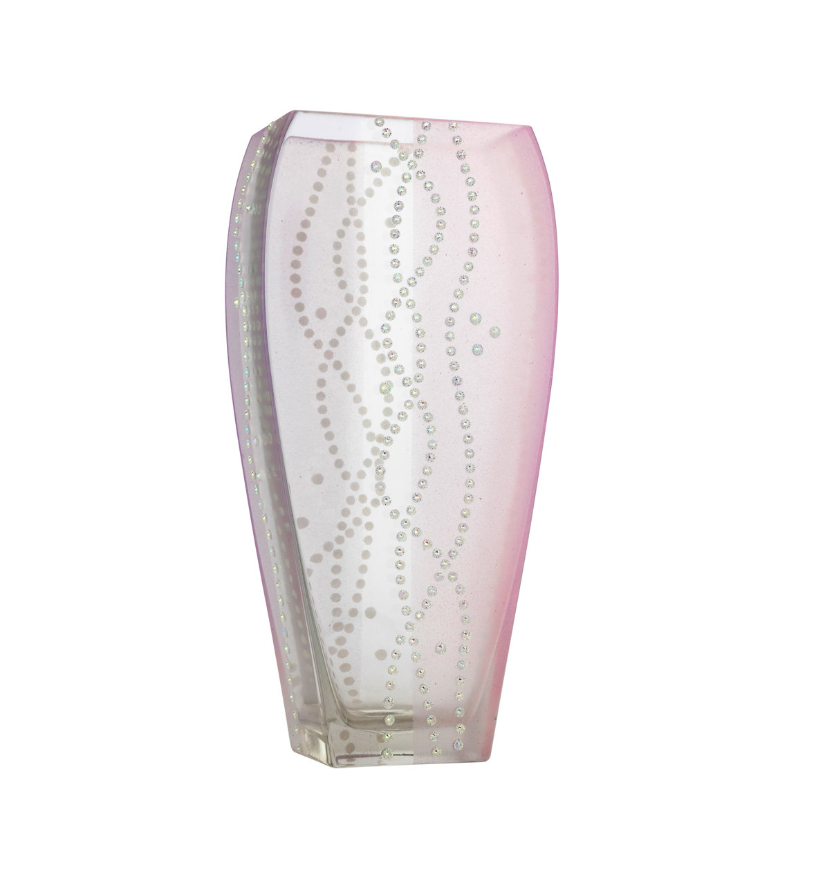 Rosdorf Park Falk Clear 12 4 Indoor Outdoor Glass Table Vase Wayfair