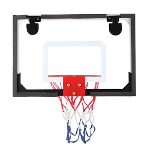 Kid Mini Gaming Basketball Hoop Ring Ball Backboard Goal Net Wall Door Mounted 