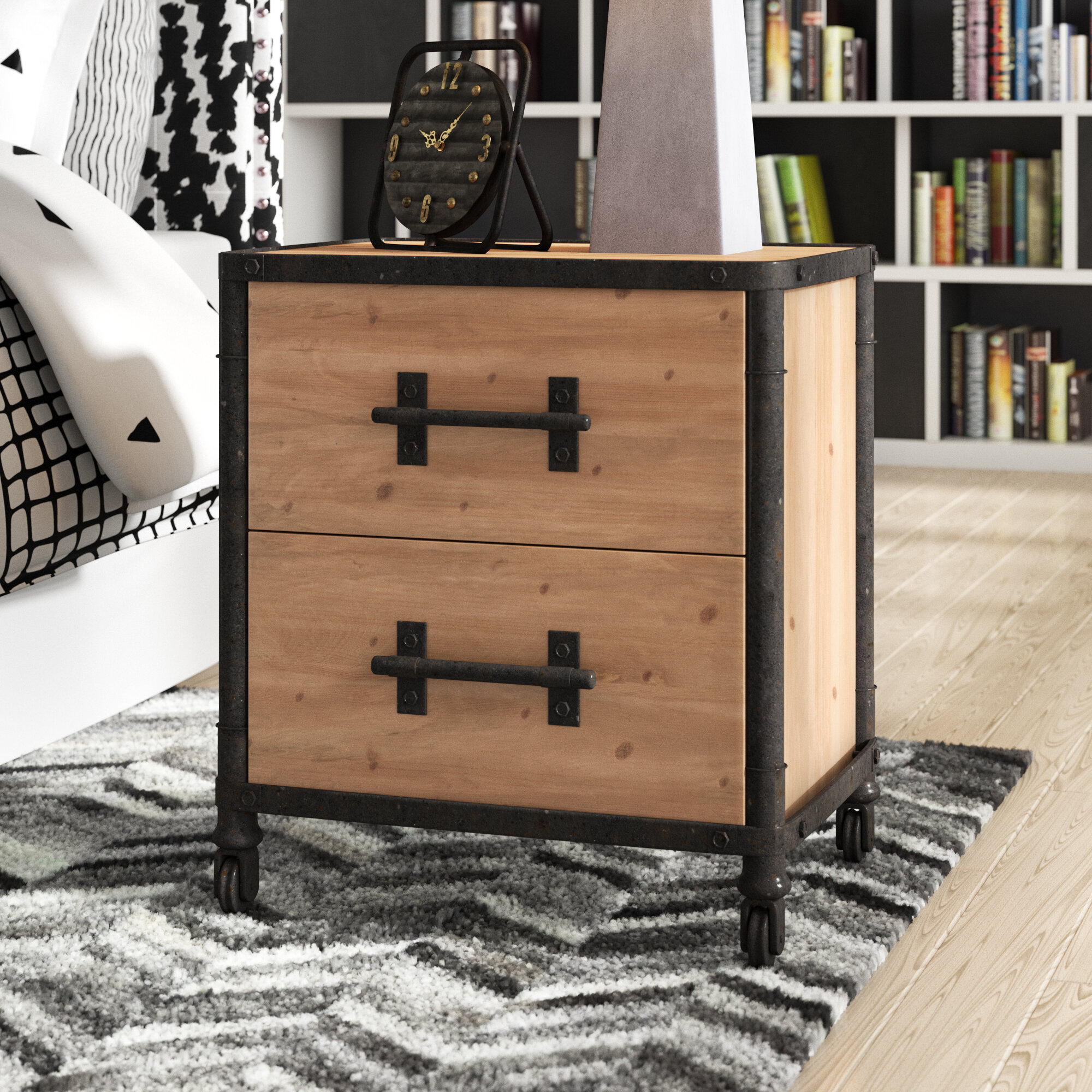 Industrial Nightstands You Ll Love In 2020 Wayfair