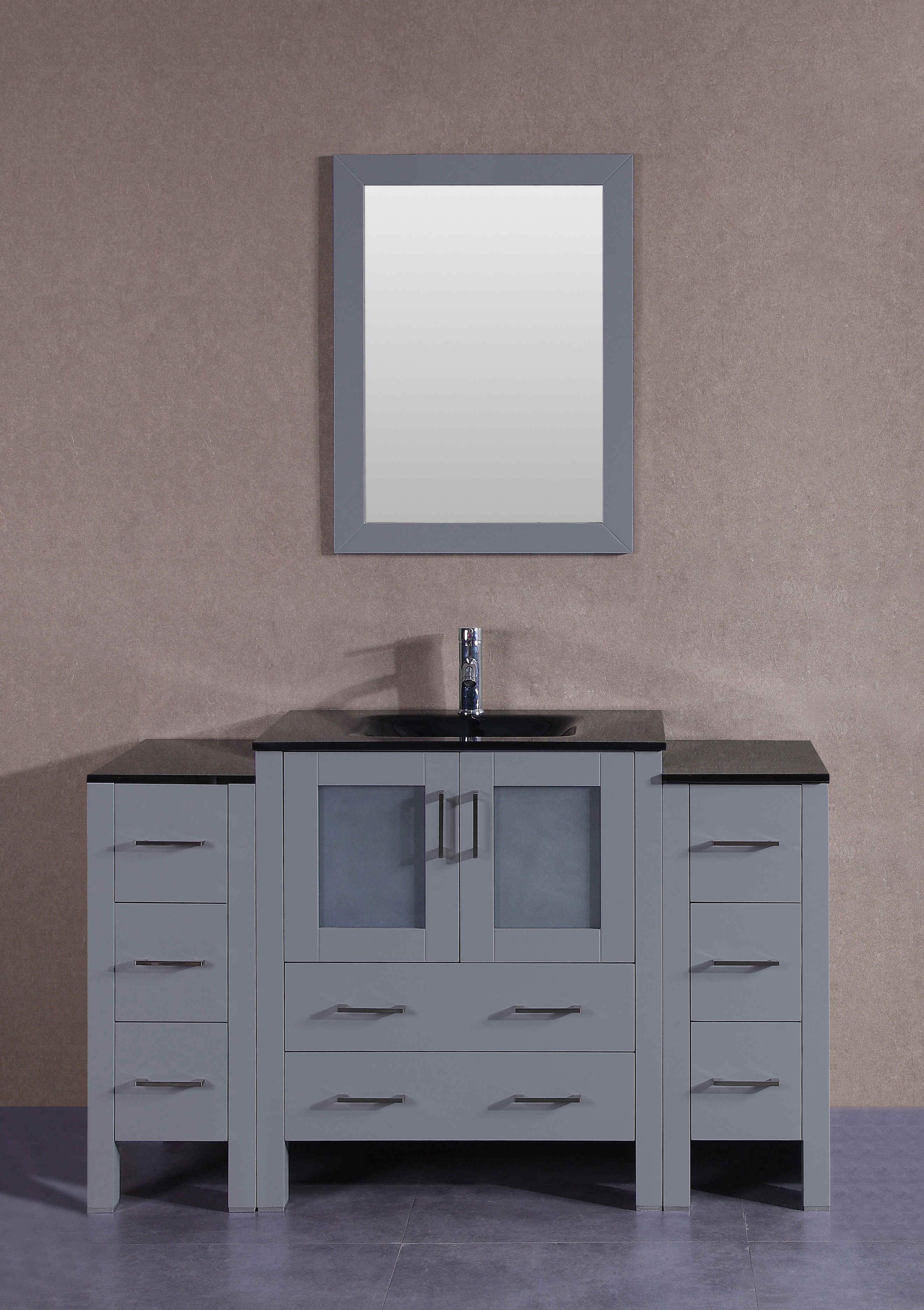 Bosconi Lexington 54 Single Bathroom Vanity Set With Mirror Wayfair