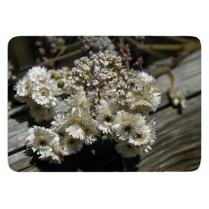 Rustic Flowers by Nick Nareshni Bath Mat