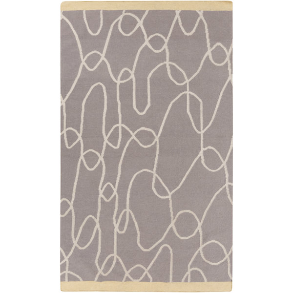 Lotta Jansdotter Textila Handmade Flatweave Wool Gray Rug Wayfair