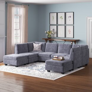 Home Furniture Gray STARTO Pieces Sectional Sofa Set Upholstered Rolled Arm L-Shaped Couch 3 Pillows Include for Living Room
