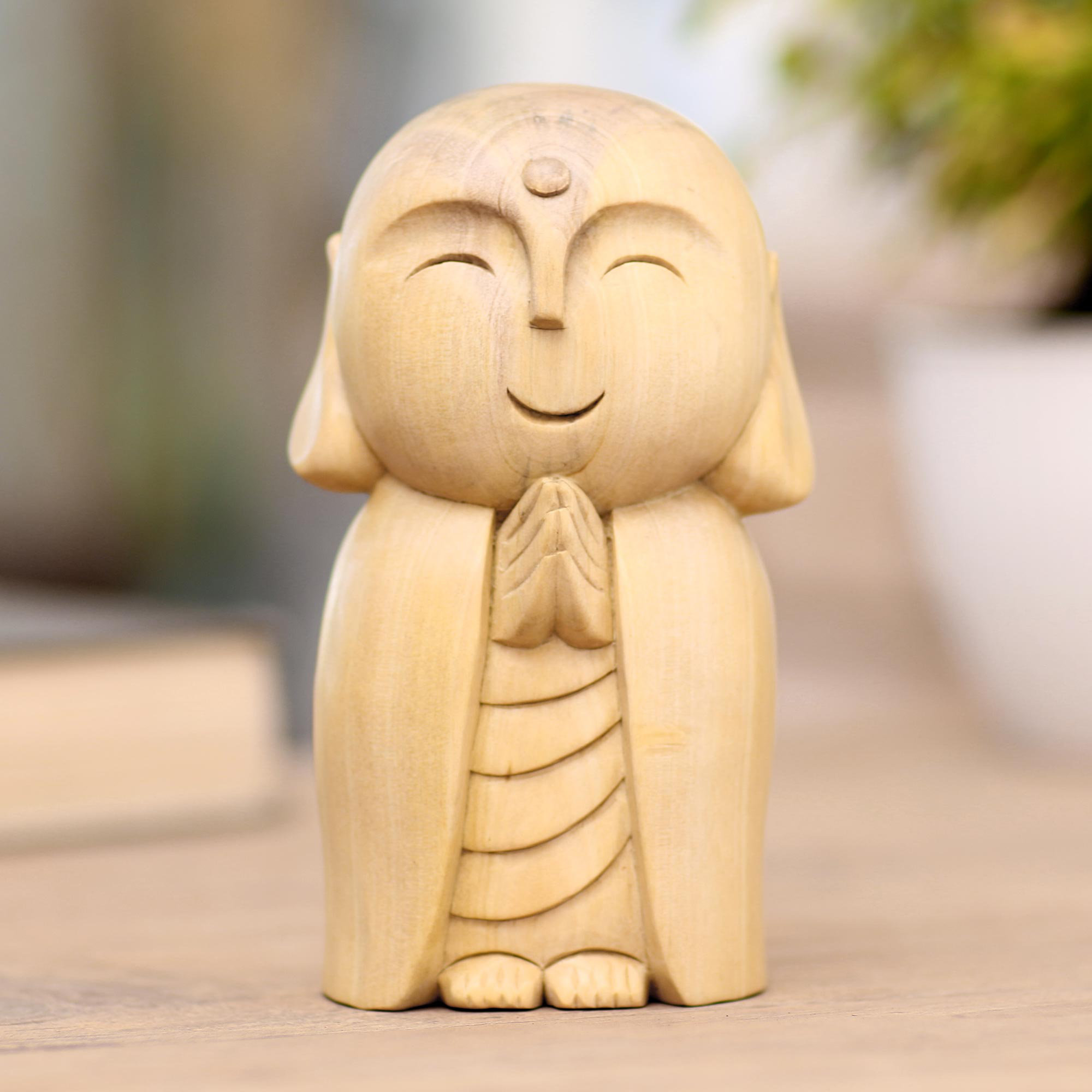 Bungalow Rose Little Jizo Statue Figurine Wayfair