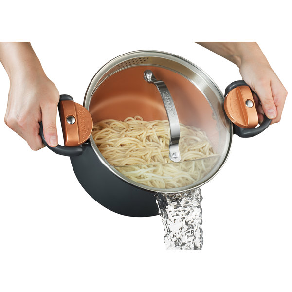Pasta Pot With Strainer Lid Wayfair