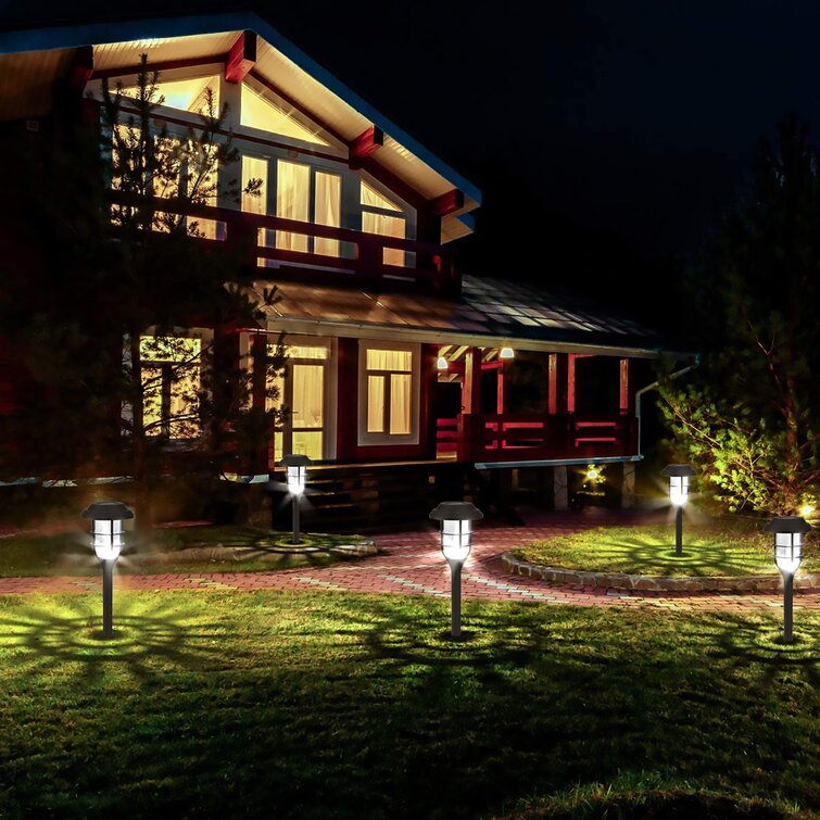 8-50 LED énergie solaire enterrée lumière sous le sol lampe de jardin terrasse