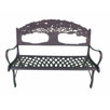 tree iron bench