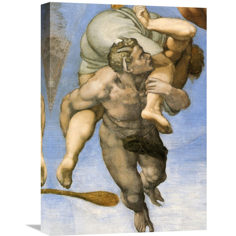 Global Gallery Detail From The Last Judgement 27 By Michelangelo