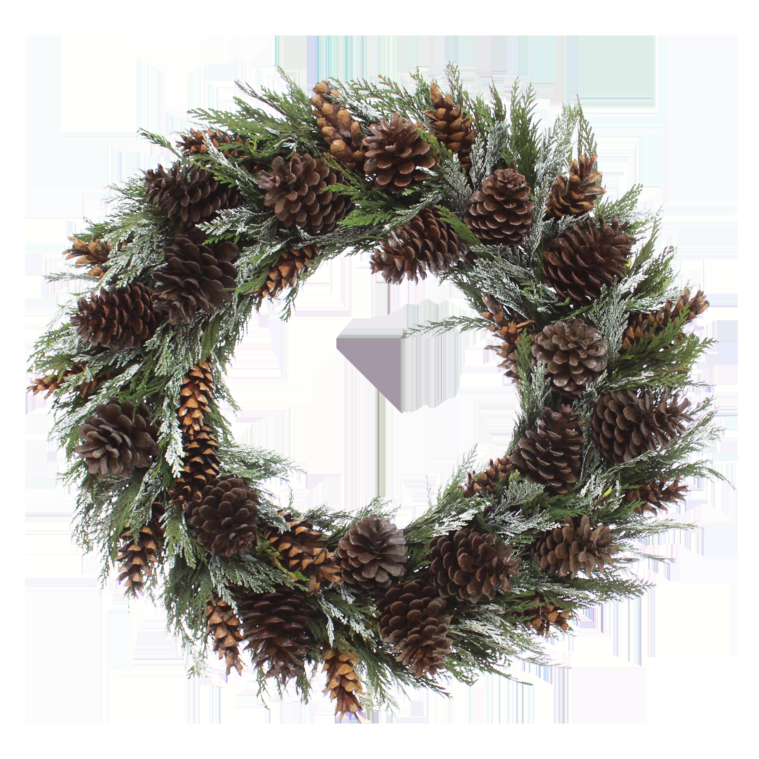 The Holiday Aisle Preserved Gilded Cabin 22 Twig Wreath Wayfair