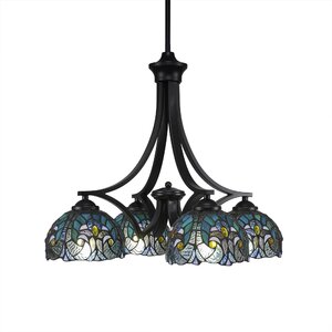 Zilo 4-Light Shaded Chandelier