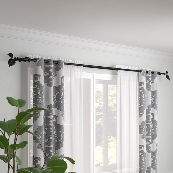 Three Posts Sycamore Double Curtain Rod And Hardware Set Reviews