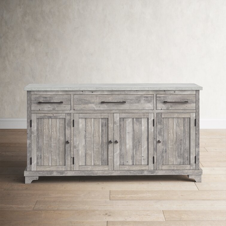 grey sideboard wood top