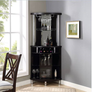 Wine Bars Bar Sets You Ll Love Wayfair Reinhold Wine Bar With Storage