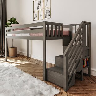 low loft full size bed