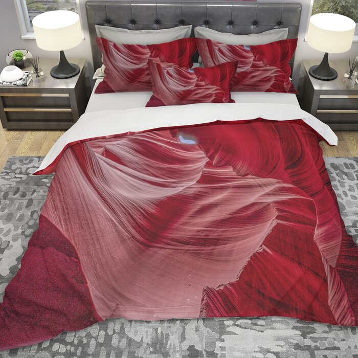 East Urban Home Designart Inside Wall Of Antelope Canyon Duvet