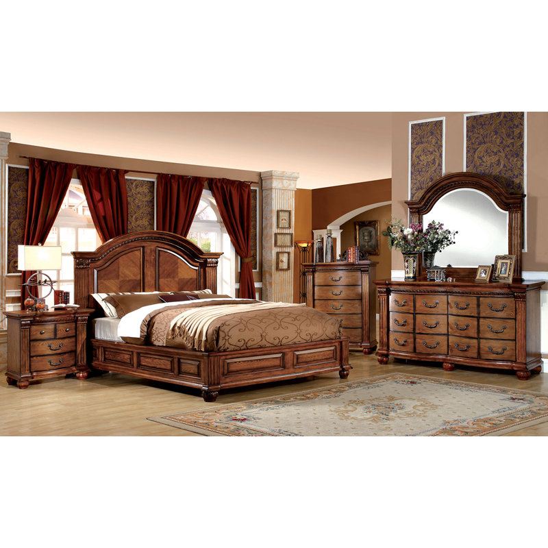 Astoria Grand Goulet 6 Drawer Double Dresser With Mirror Wayfair