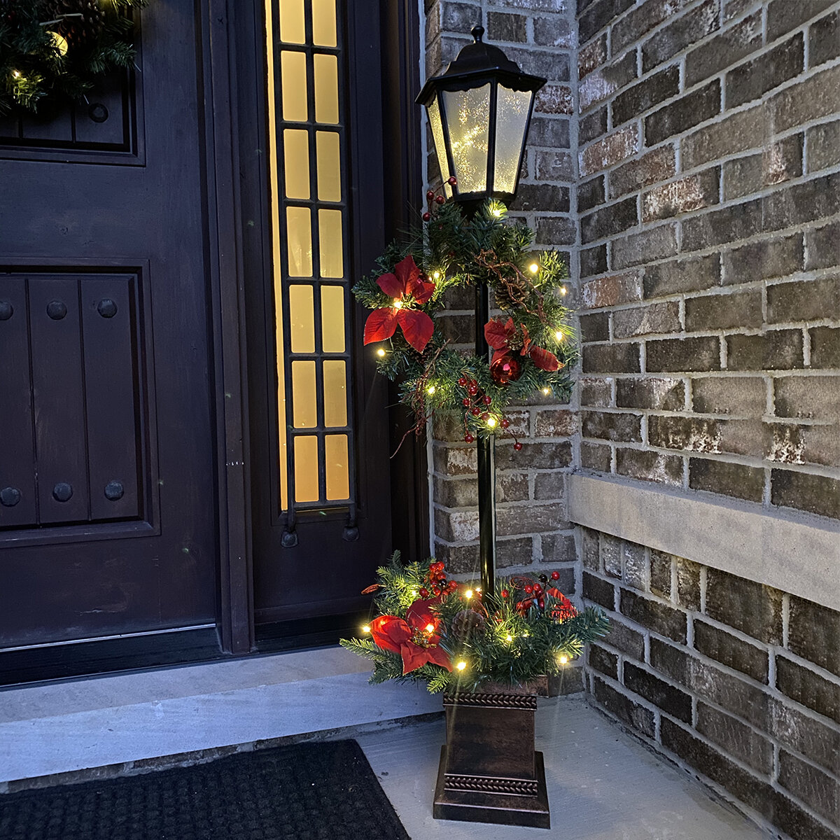 The Holiday Aisle® Frosted Lamp Post (Full) & Reviews | Wayfair