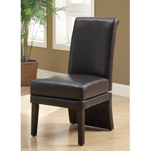 Swivel Leather Parson Chair by Monarch Specialti..