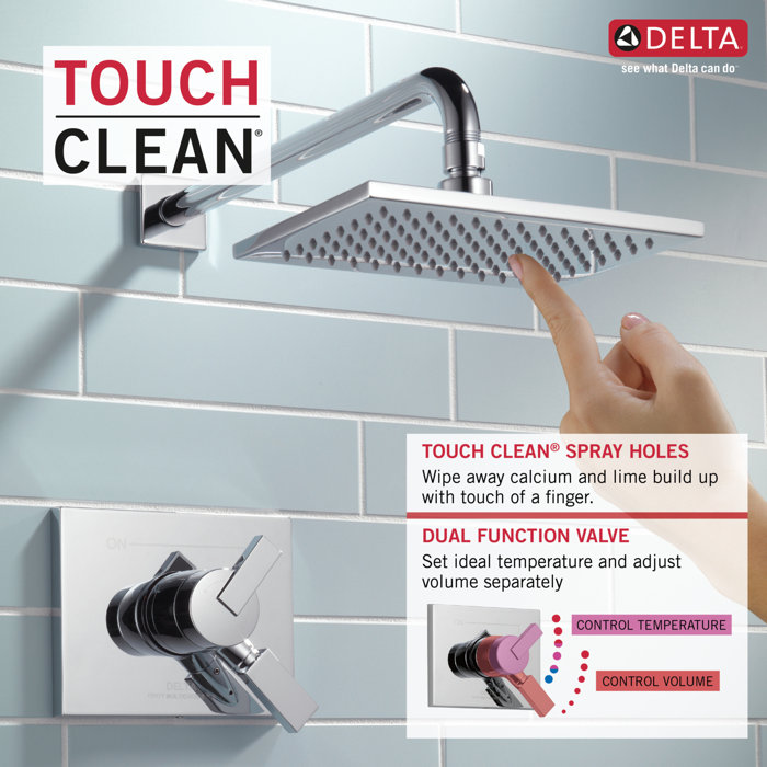 Vero 17 Series Volume Control Shower Faucet With Trim And Monitor Vero 17 Series Volume Control Shower Faucet With Trim And Monitor