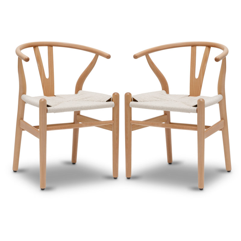 Wyn Woven Dining Chair Color: Natural