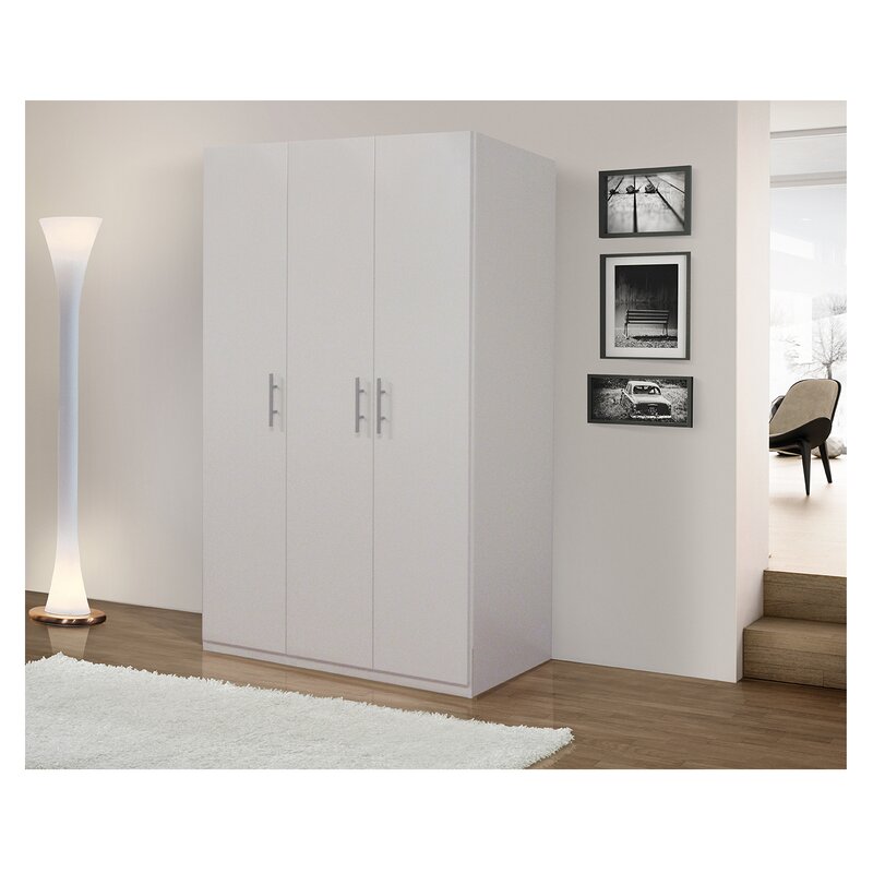 17 Stories Cassiah 3 Door Wardrobe | Wayfair.co.uk