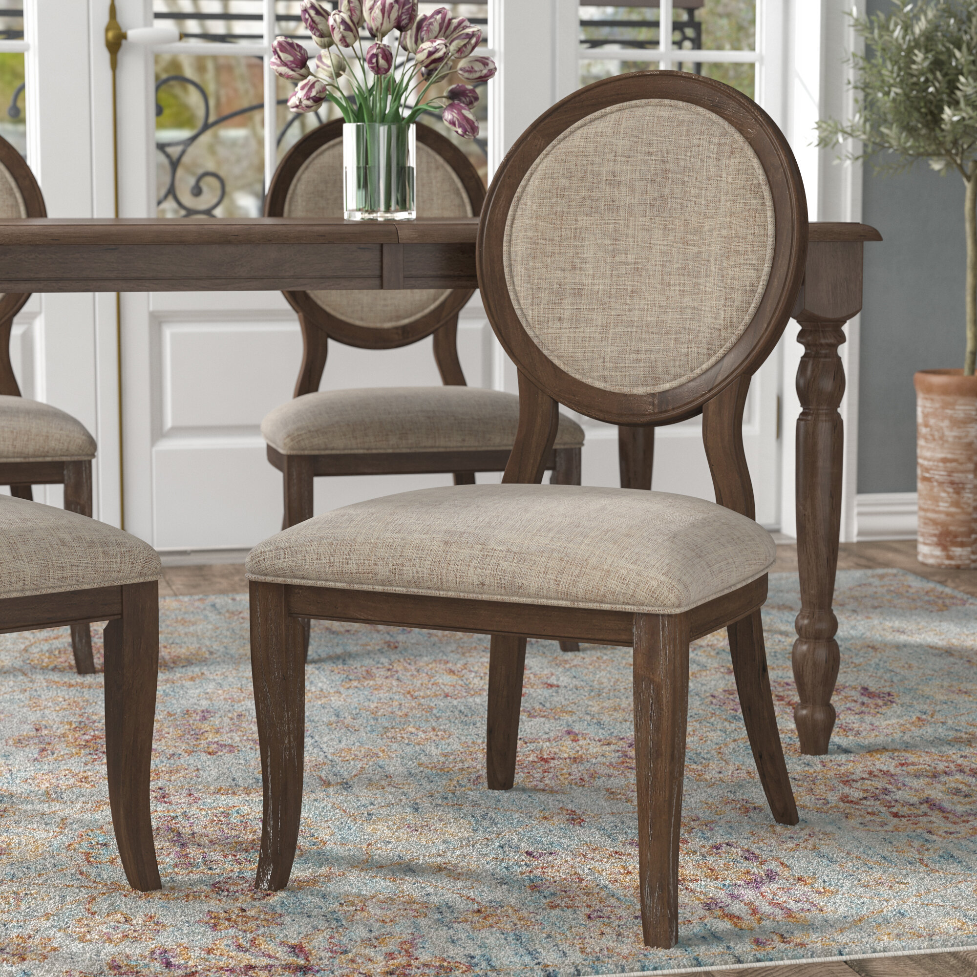 One Allium Way Bloomingdale Solid Wood Dining Chair Reviews