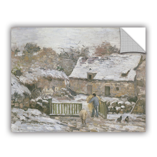 Artwall Bridgeman Camille Pissarro The Boulevard Montmartre At Night 1897 Wall Decal Wayfair