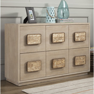 Pineland 6 Drawer Dresser by Rosecliff Heights