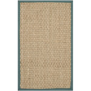 Richmond Natural/Light Blue Indoor Area Rug